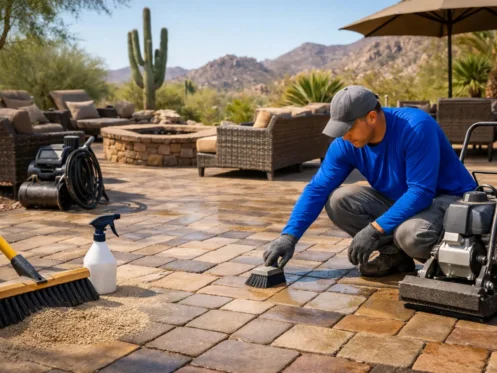 Desert Paver Maintenance That Protects Your Patio