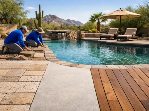 How to Select Pool Deck Materials in Arizona