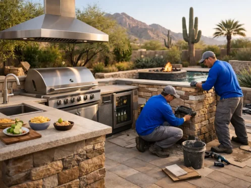 Outdoor Kitchen Transformation for Arizona Homes