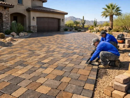Phoenix Paver Driveway Makeover That Lasts